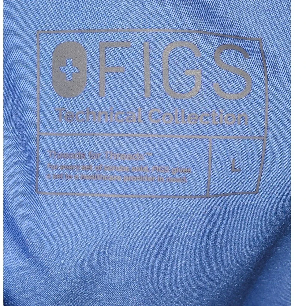 FIGS Technical Collection Scrub Pants Ceil Blue W19SW2008 Mens L
